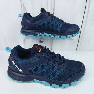 Women's Reebok CrossFit Trail Warrior Athletic Shoes AR0451 Size 7.5 Navy Blue